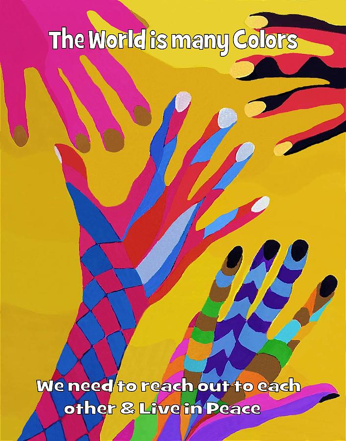 Helping Hands Digital Art by Laura Smith
