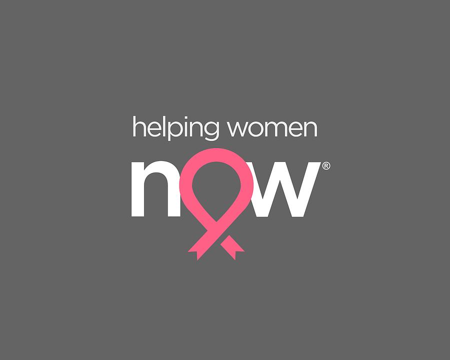 National Breast Cancer Foundation Digital Art - Helping Women Now White by National Breast Cancer Foundation