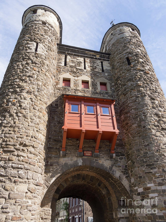 Helpoort or Hells Gate in the old city wall Maastricht Photograph by Louise Heusinkveld