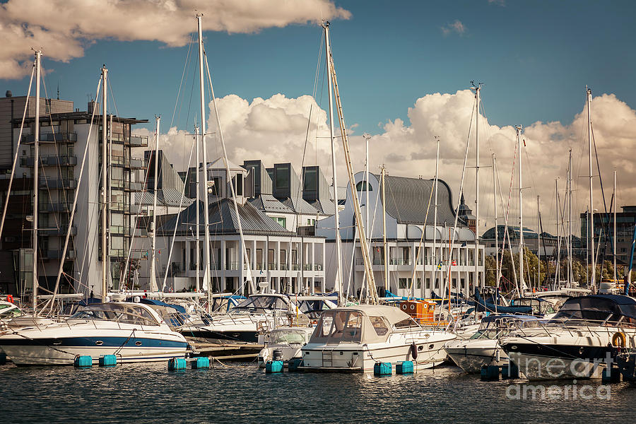 Helsingborg sea port Photograph by Sophie McAulay