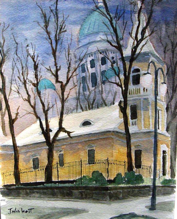 Helsinki Church Painting by John West