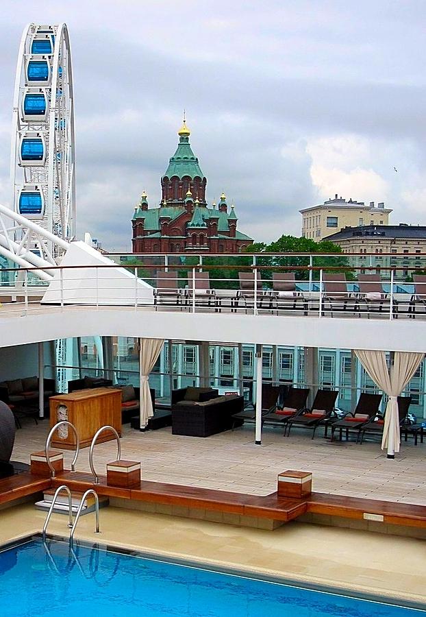 Helsinki from the Cruise Ship Photograph by Betty Buller Whitehead