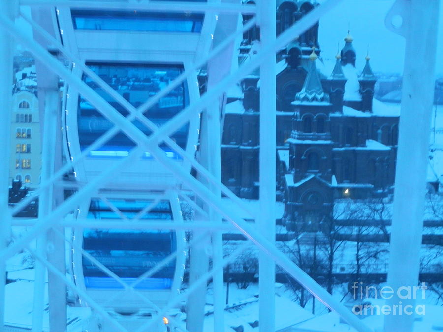 Helsinki from the Ferris Wheel Photograph by Margaret Brooks