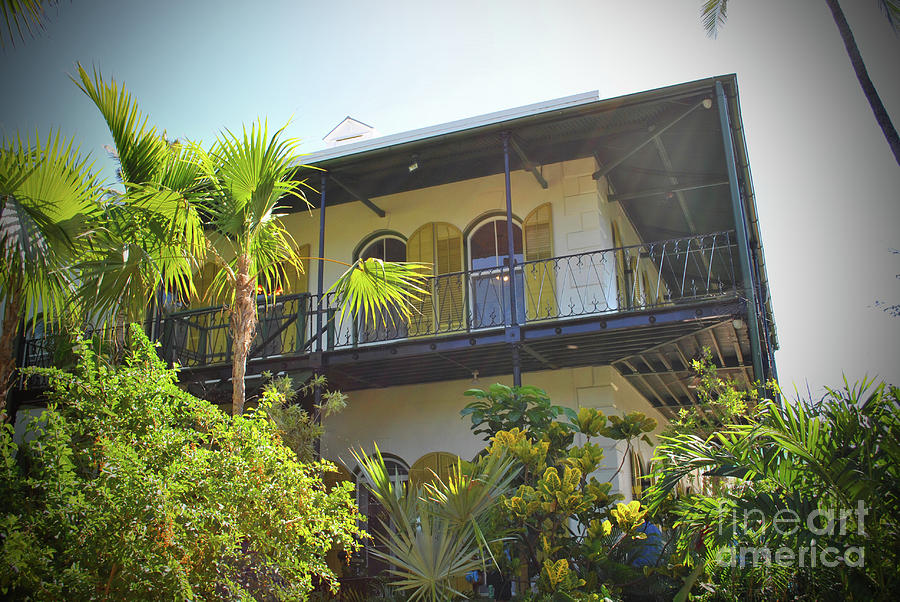 Key West Photograph - Hemingway Home by Jost Houk Key West Photograph - Hemingway Home by Jost Houk