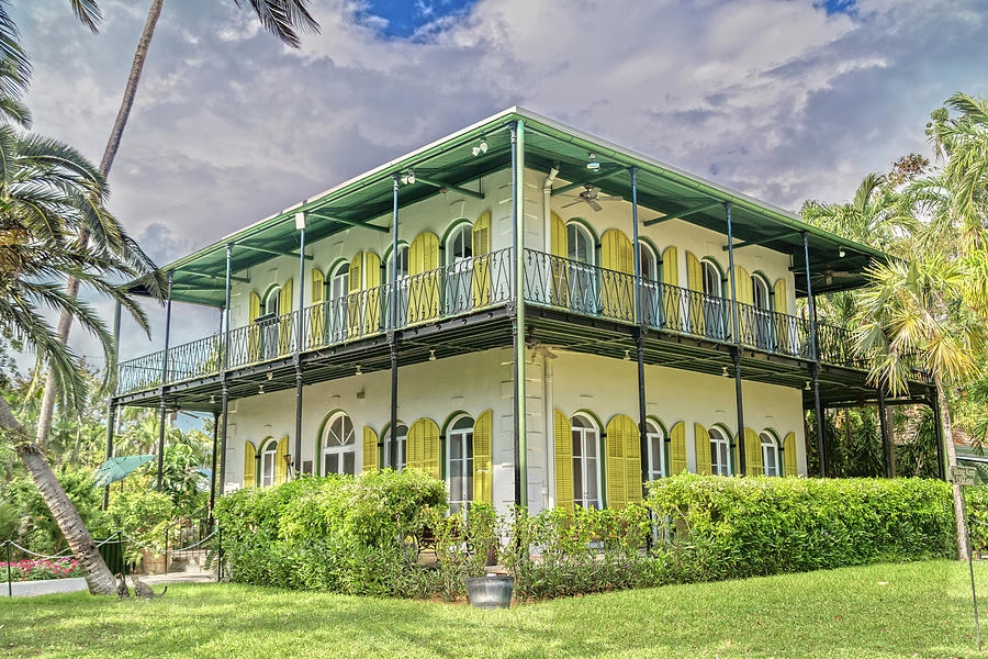 Key Photograph - Hemingways Home Key West Florida by Betsy Knapp