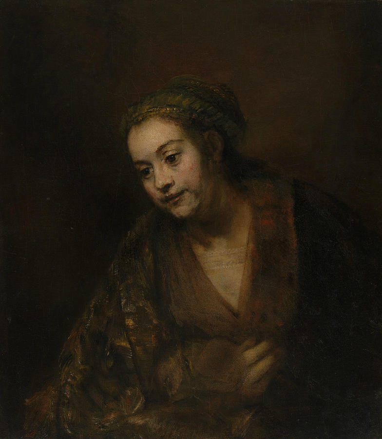 Hendrickje Stoffels Painting by Rembrandt