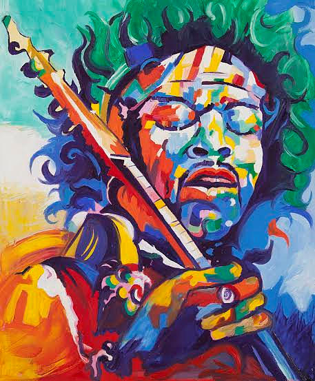 Jimi Hendrix Painting - Hendrix Experience by Gustavo Oliveira