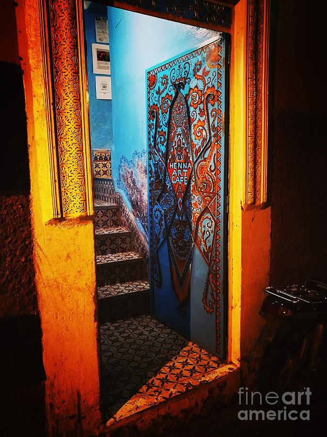 Henna doorway Photograph by Jarek Filipowicz