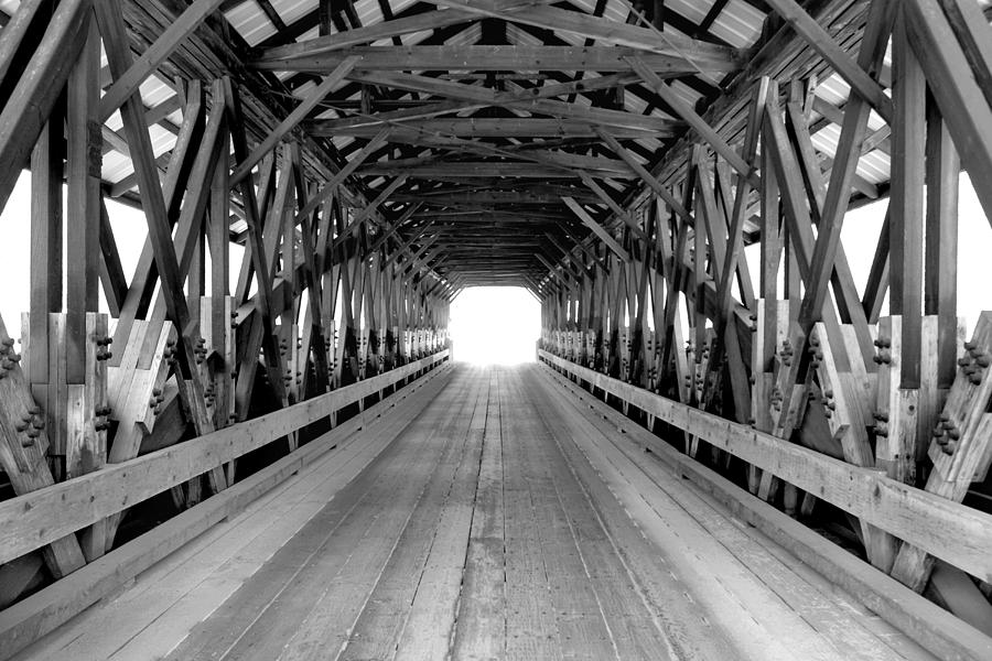 Henniker Covered Bridge Photograph by Greg Fortier