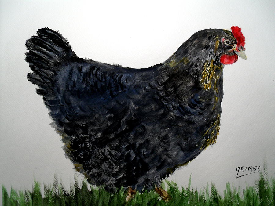 Henny Penny Painting by Carol Grimes