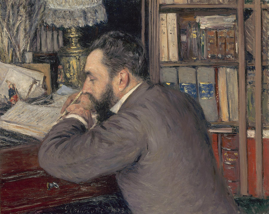 Henri Cordier Painting by Gustave Caillebotte