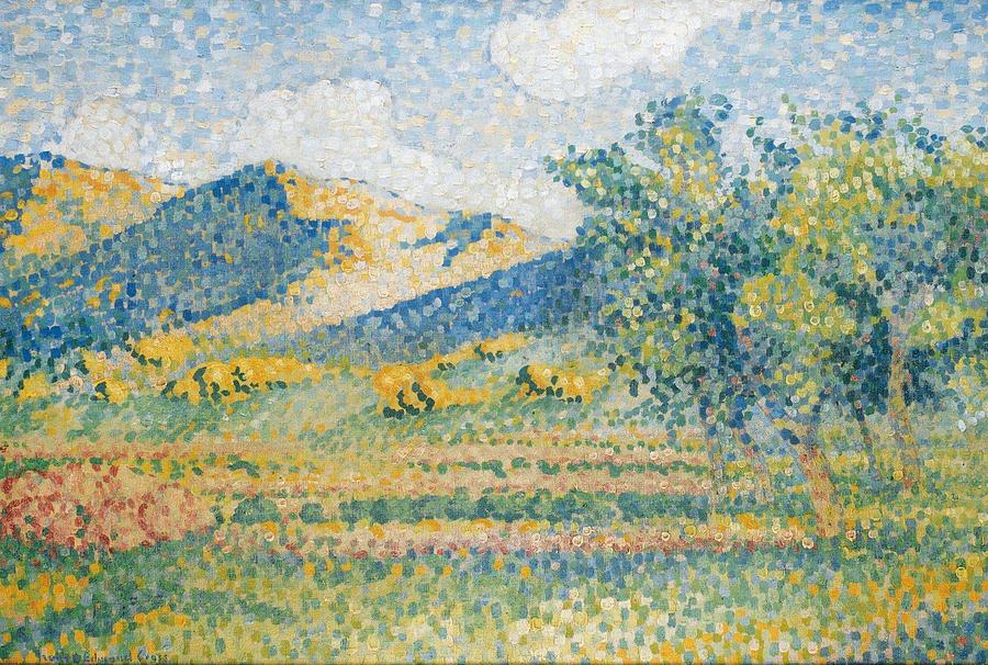 Henri Edmond Cross , Paysage La Chaine Des Maures, 1904 by Henri Edmond  Cross