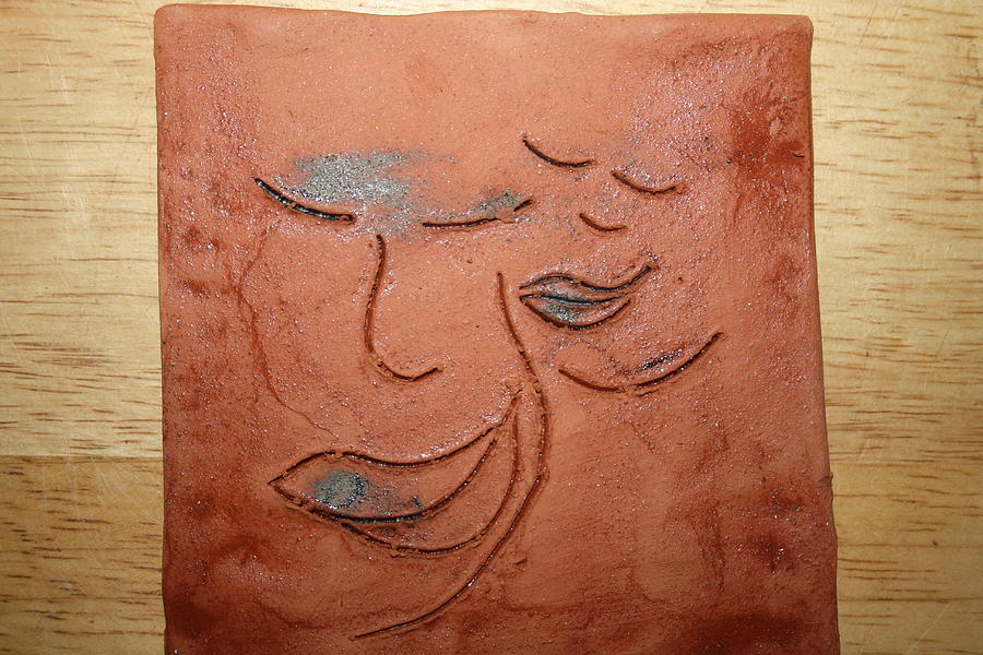 Henrietta - Tile Ceramic Art by Gloria Ssali
