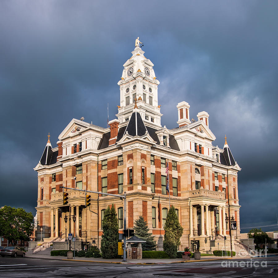 Henry County Courthouse Napoleon Ohio Photograph by Michael Arend