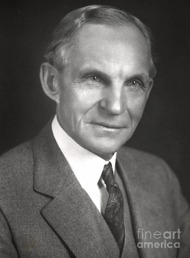 Henry Ford Photograph by American School