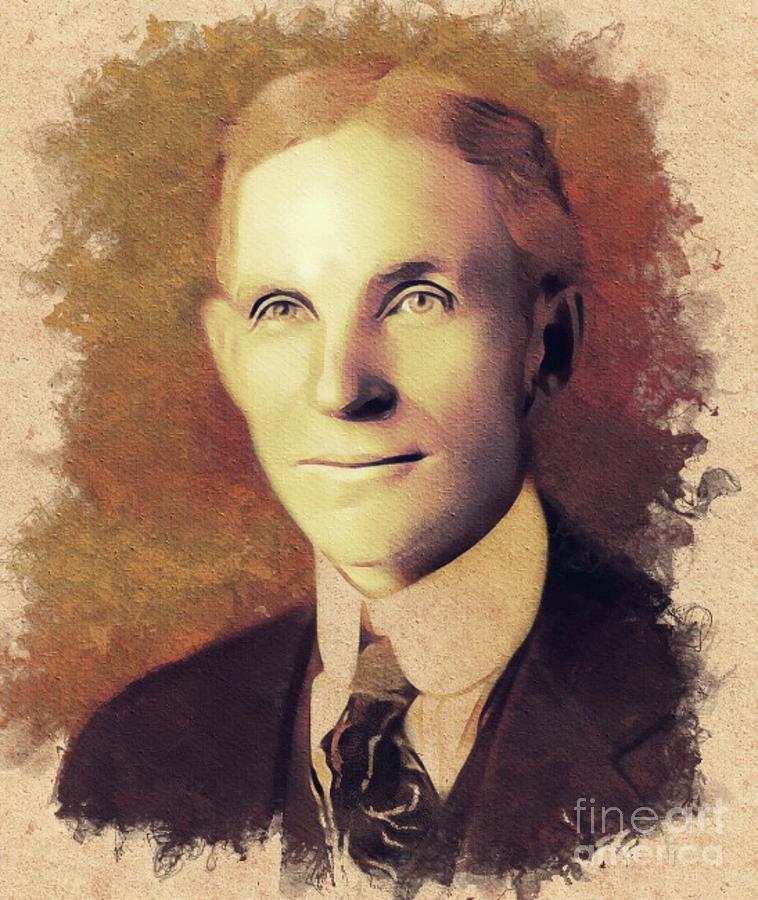 Music Painting - Henry Ford, Inventor by Esoterica Art Agency