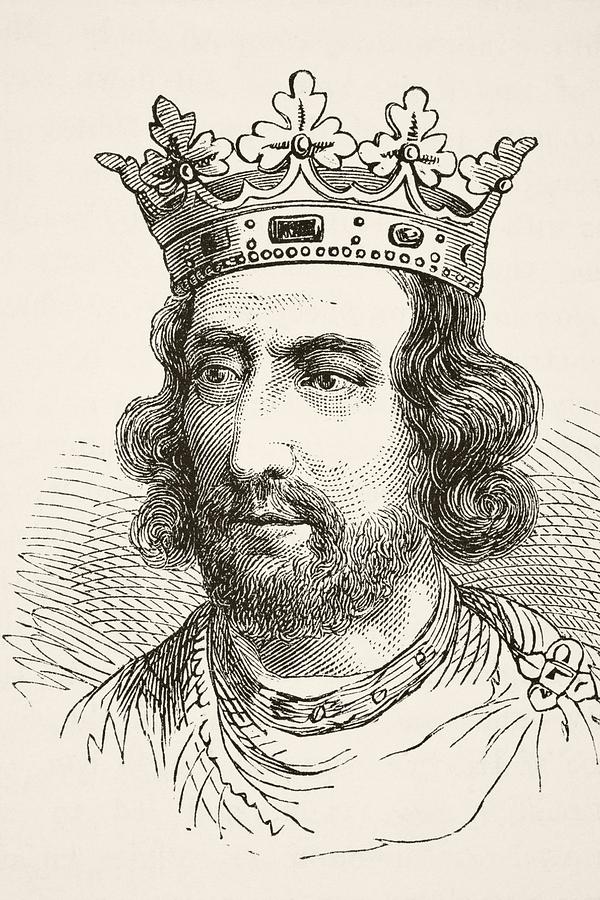 Henry IIi Of England 1207 To 1272 From Drawing by Vintage Design Pics ...