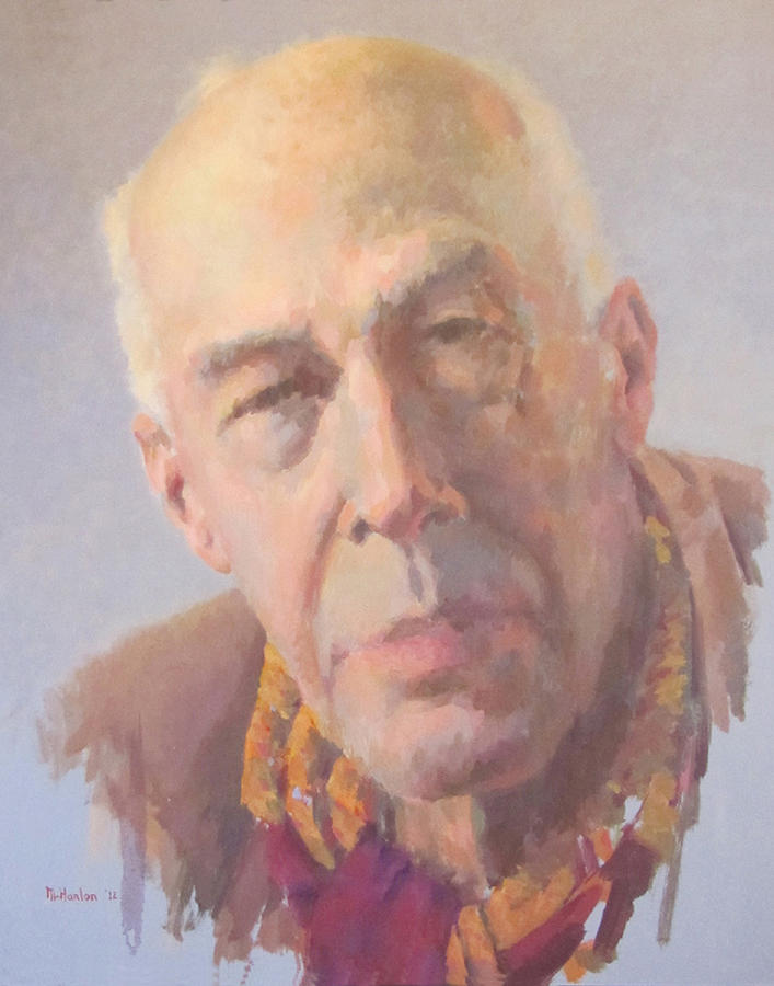 Mike Hanlon Painting - Henry Miller by Mike Hanlon Mike Hanlon Painting - Henry Miller by Mike Hanlon
