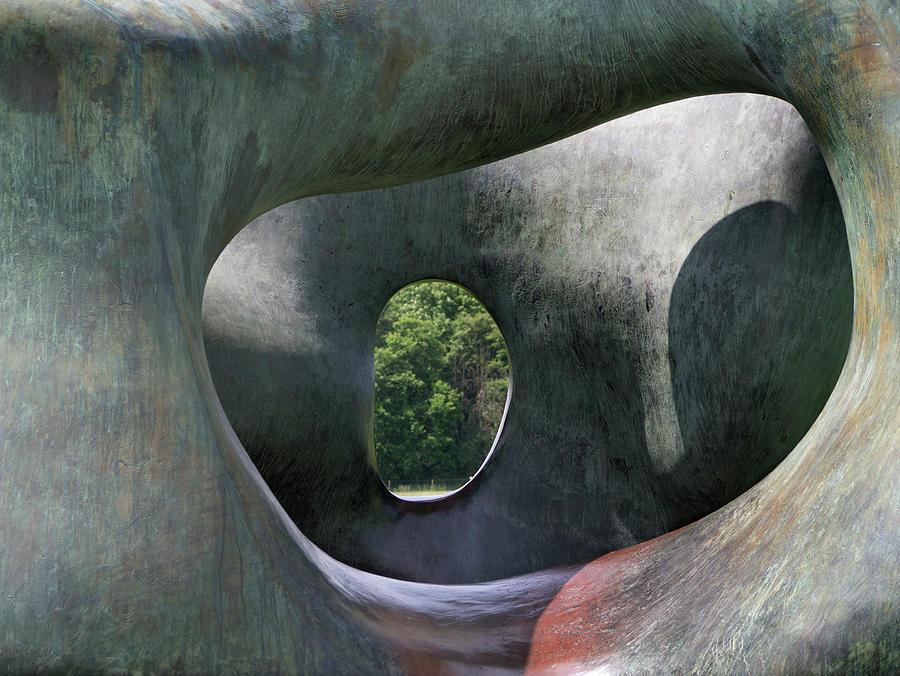 Henry Moore at Yorkshire Sculpture Park Photograph by Jerry Daniel
