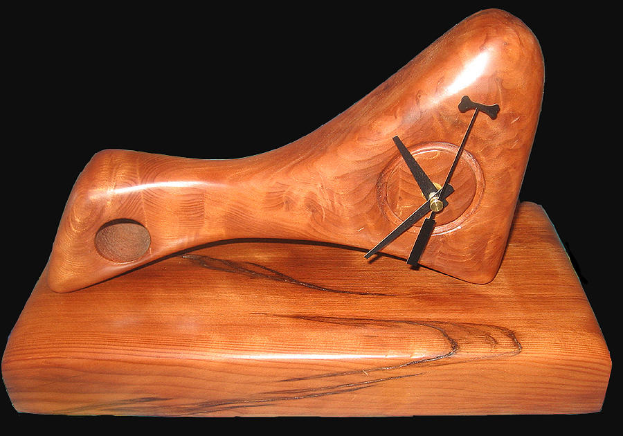 Turnings Sculpture - Henry Moores Pocket Watch by Chuck Turigliatto Turnings Sculpture - Henry Moores Pocket Watch by Chuck Turigliatto