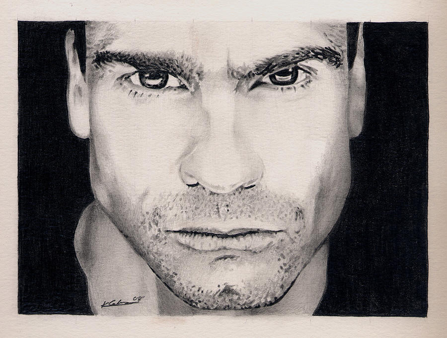Portrait Drawing - Henry Rollins by Kyle Adamache Portrait Drawing - Henry Rollins by Kyle Adamache