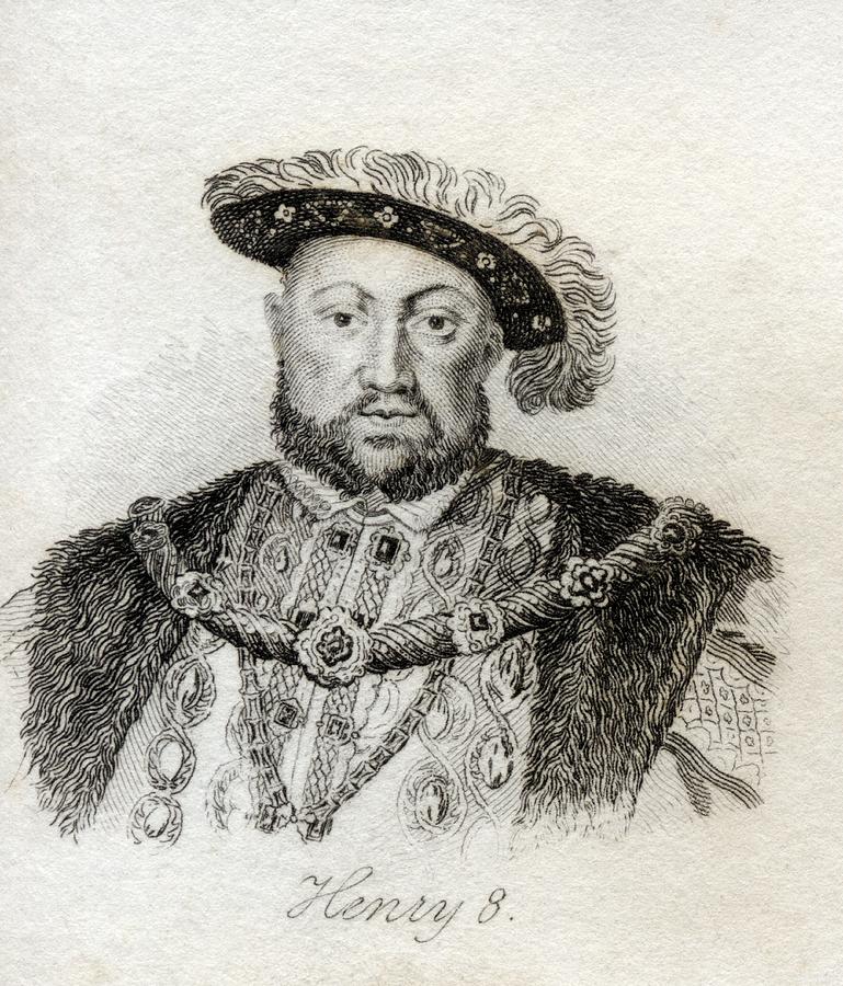 Henry Viii 1491 1547 King Of England Drawing By Vintage Design Pics Pixels