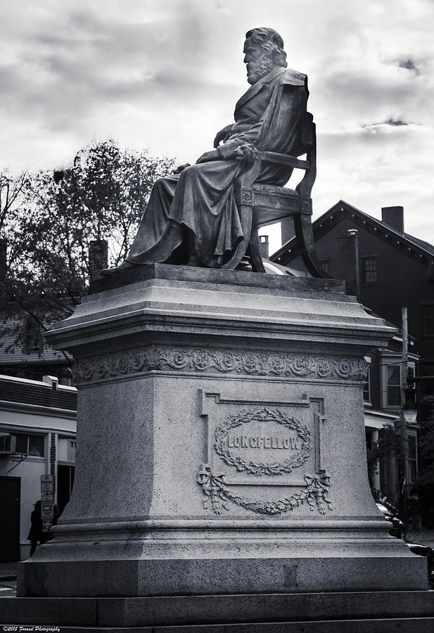 Henry Wadsworth Longfellow Statue  Photograph by Debra Forand