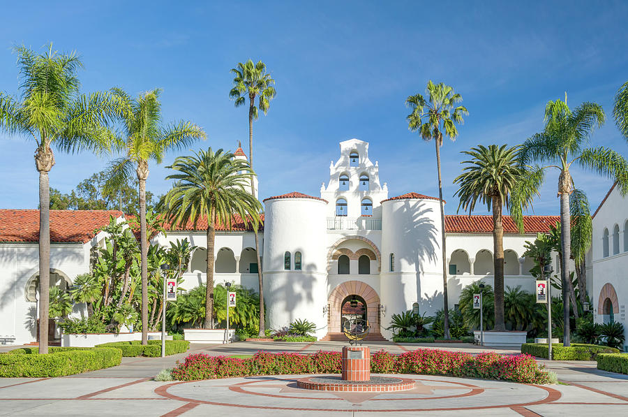 Hepner Hall on the Campus of San Diego State University Photograph by ...