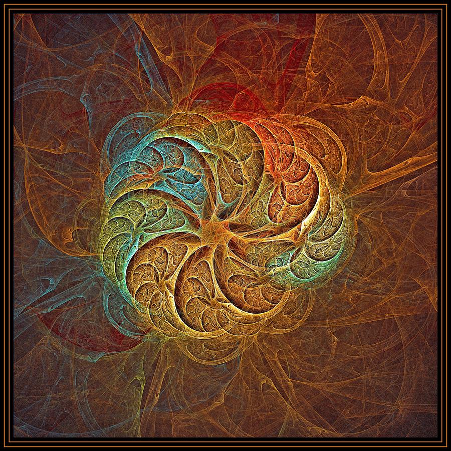 Heptacyclic Color Wheel Digital Art by Doug Morgan