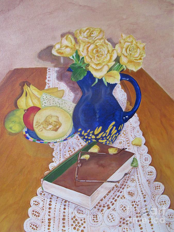 Still Life Painting - Her book by Graciela Castro