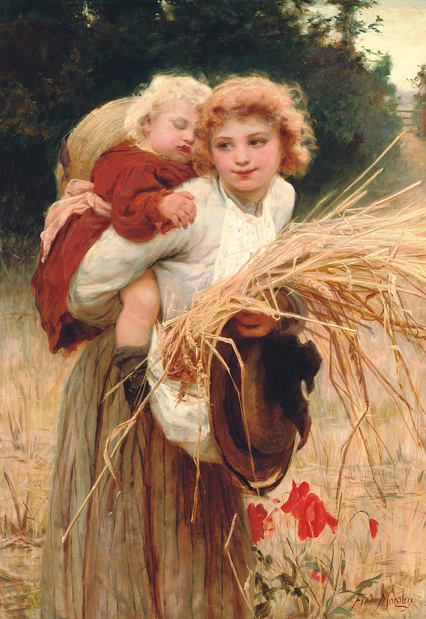 Her Constant Care Painting by Frederick Morgan