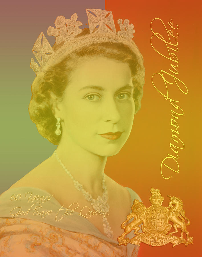 Her Royal Highness Queen Elizabeth II Digital Art by Hermes Fine Art