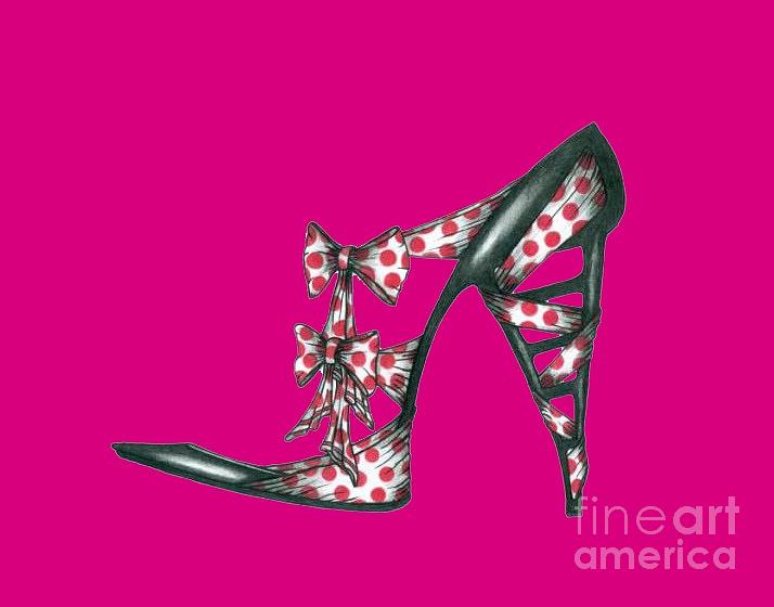 Her Shoe  #1 Painting by Herb Strobino