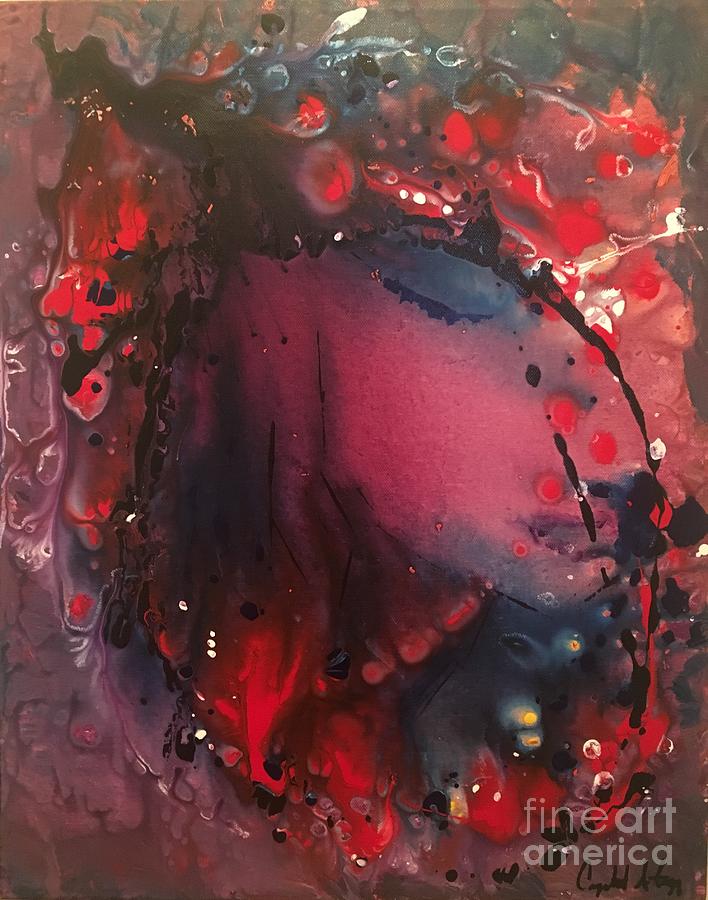 The Fluid Angel Painting by Crystal Stagg
