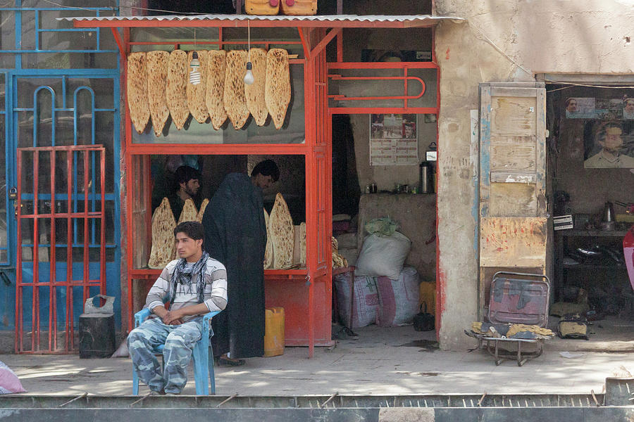 Bread Photograph - Herat Bakery by SR Green