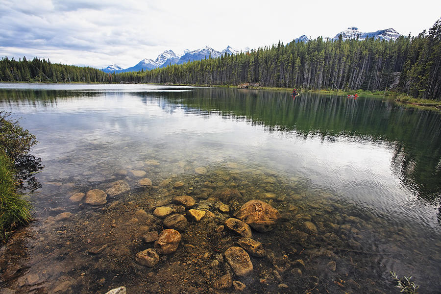 Banff National Park Photograph - Herbert Lake Scenic Alberta Canada by George Oze