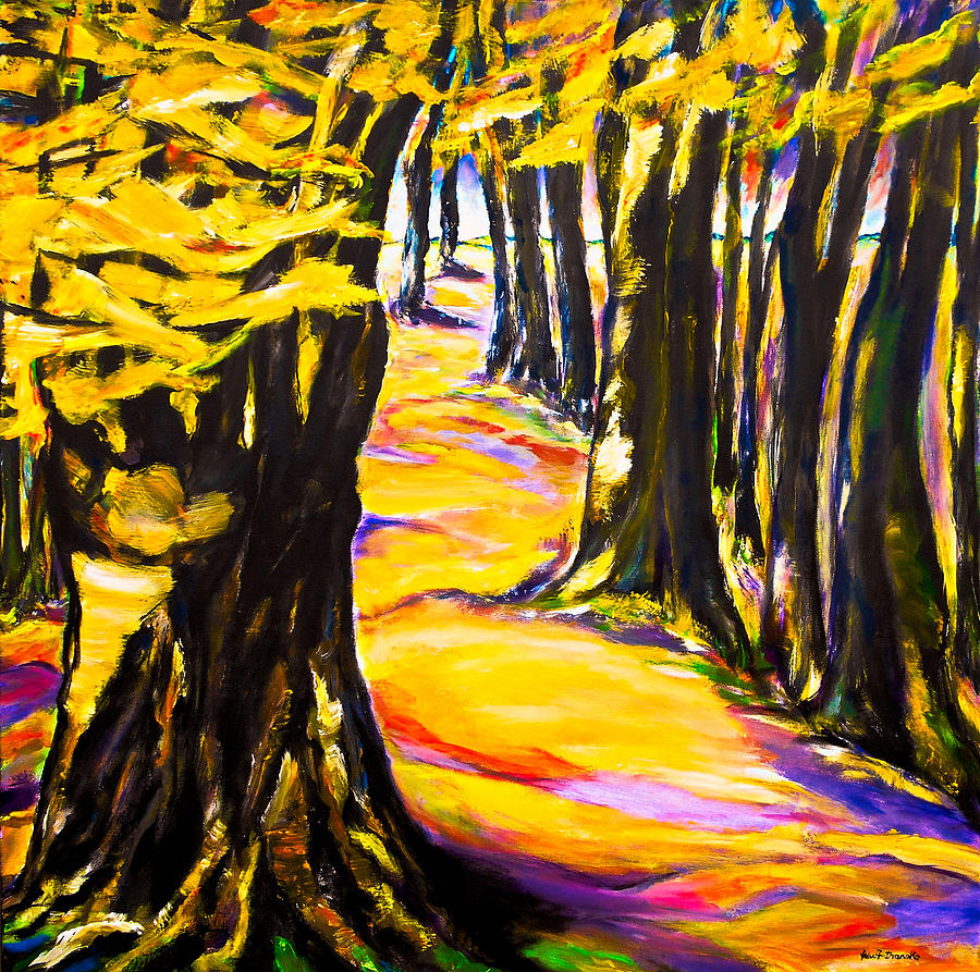 Landscape Painting - Herbstzeit by Eberhard Schmidt-Dranske Landscape Painting - Herbstzeit by Eberhard Schmidt-Dranske