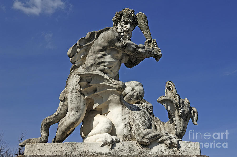 Hercules Statue, Germany Photograph by Helmut Meyer zur Capellen