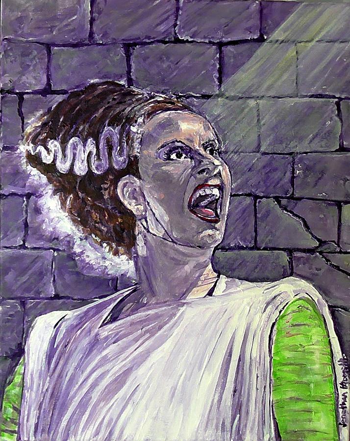 Here Comes The Bride Painting by Jonathan Morrill