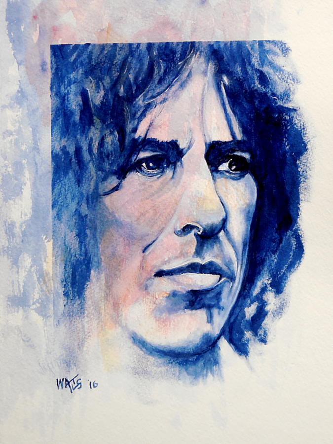 The Beatles Painting - Here Comes The Sun - George Harrison by William Walts