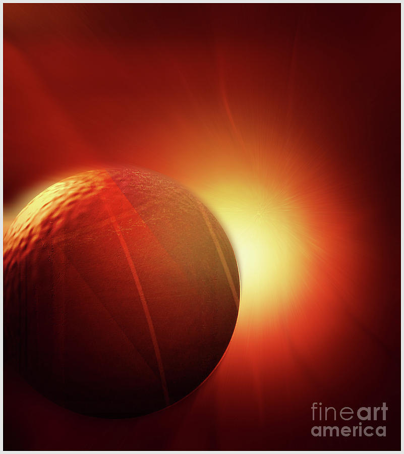 Abstract Digital Art - Here Comes The Sun by John Krakora