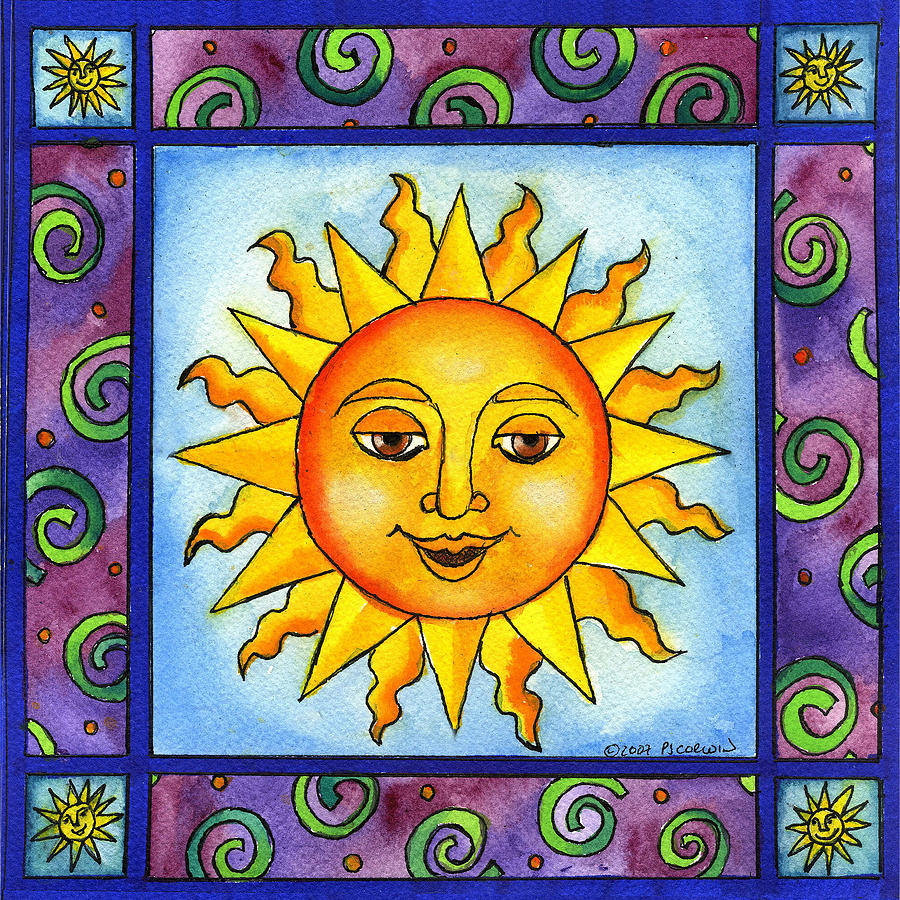 Here Comes the Sun Painting by Pamela  Corwin
