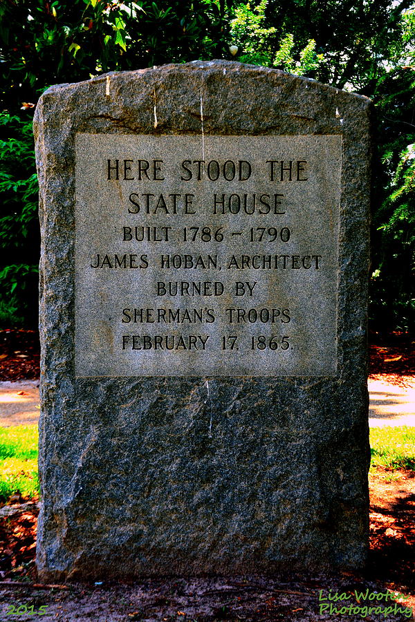 Landmark Photograph - Here Stood The State House by Lisa Wooten