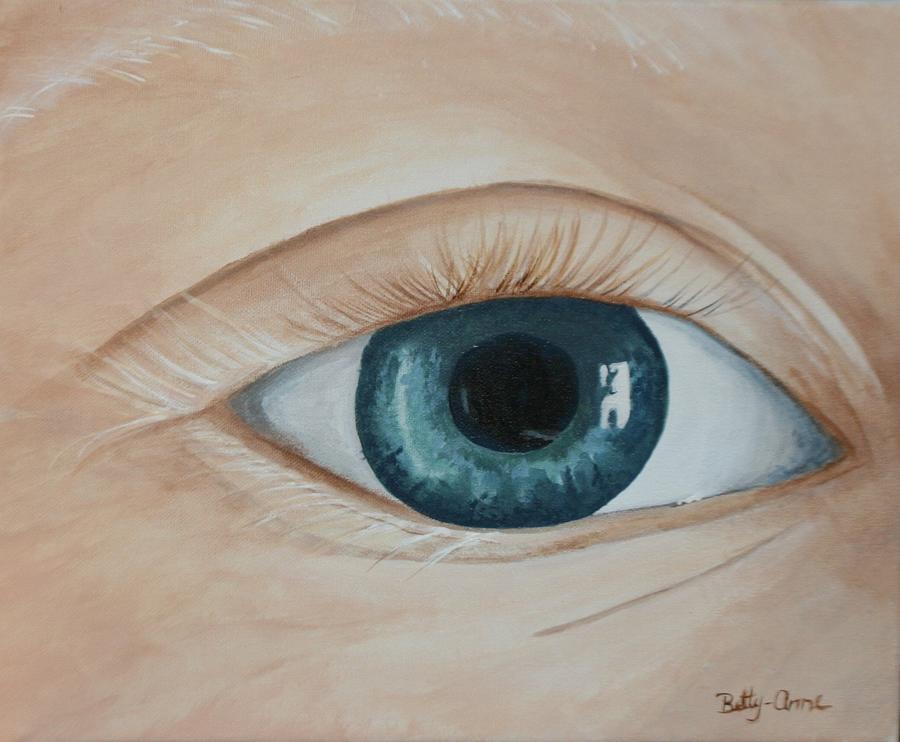 Heres looking at you Painting by Betty-Anne McDonald