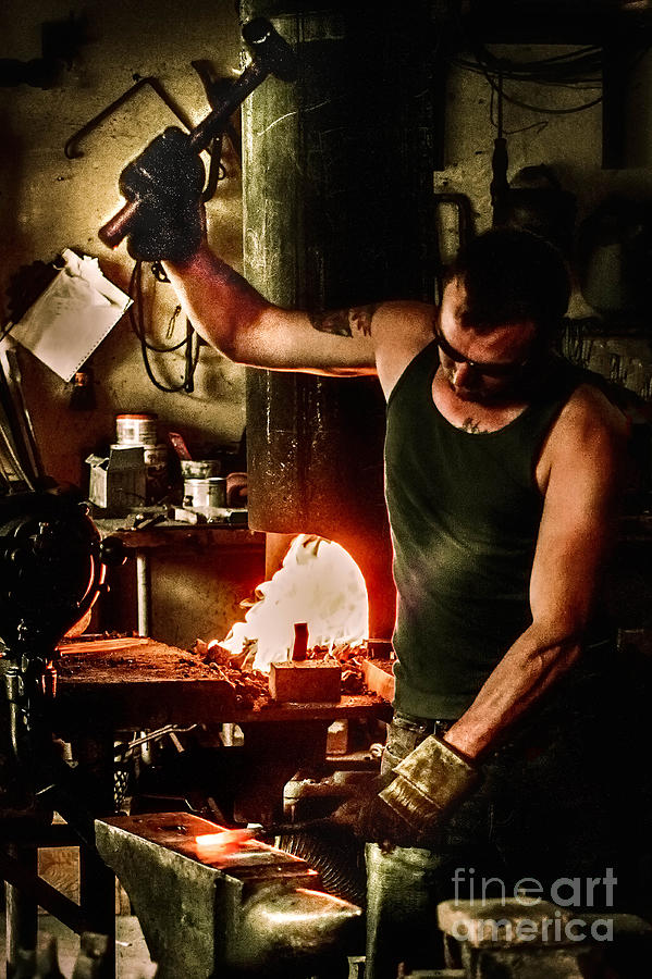 Heritage Blacksmith Photograph by Barry Weiss