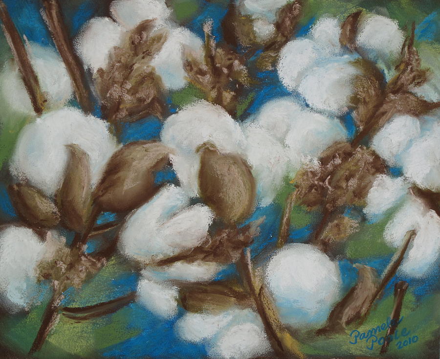 Heritage Corridor Cotton Painting by Pamela Poole