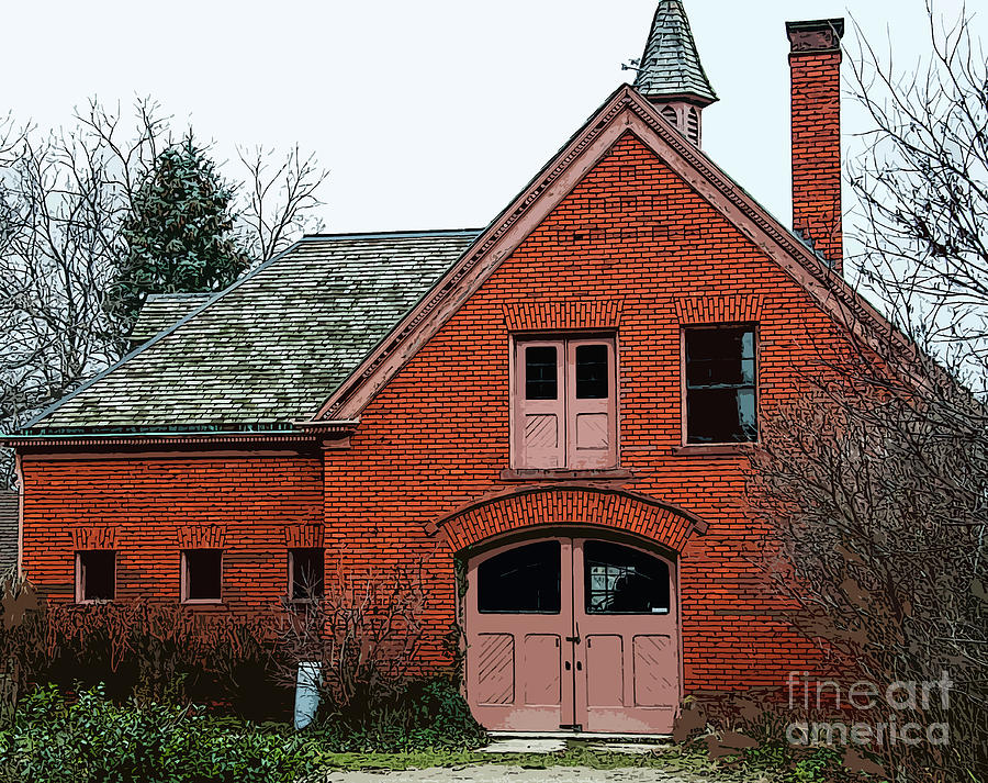 Heritage Hill Carriage House Digital Art by Kirt Tisdale