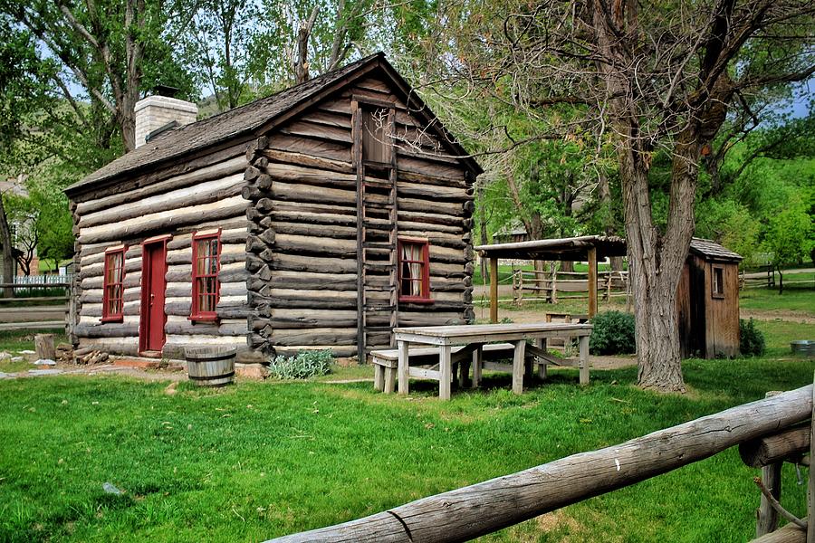 Heritage Park Cabin  Photograph by Buck Buchanan