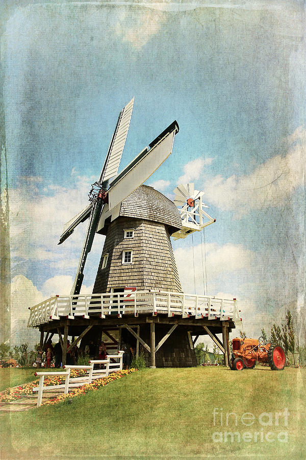 Heritage Village Windmill Photograph by Teresa Zieba