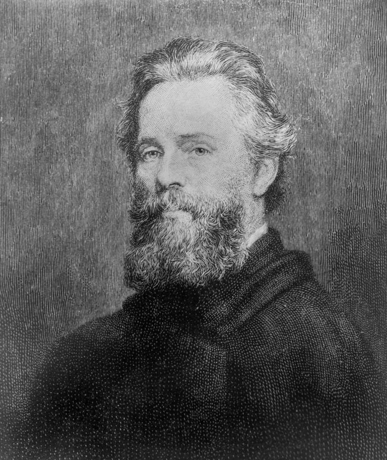 Herman Melville 1819-91 American Poet Photograph by Everett